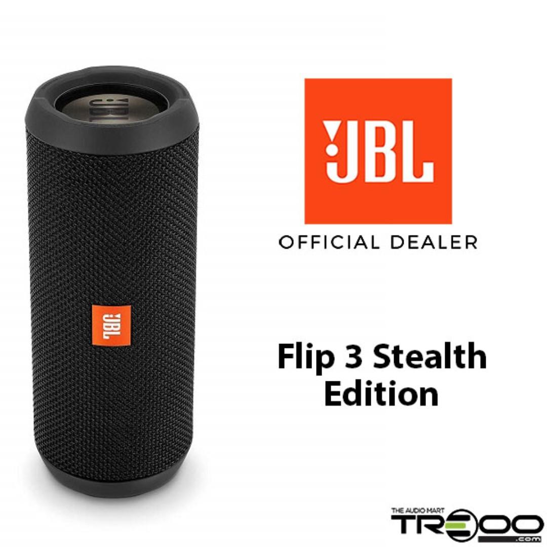 Jbl flip 3 stealth wireless speaker sales