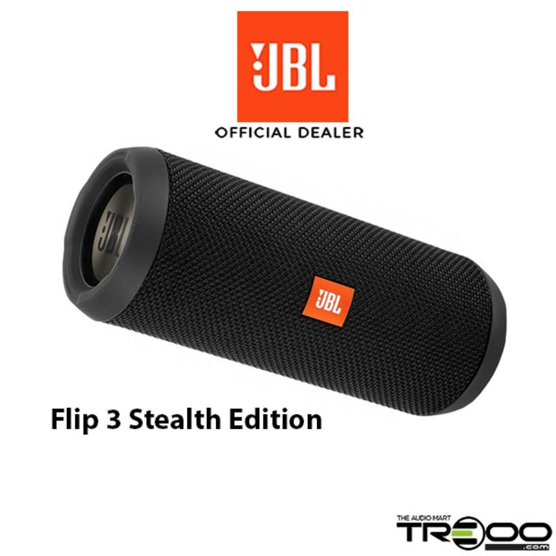 Jbl flip 3 stealth waterproof portable bluetooth speaker shop