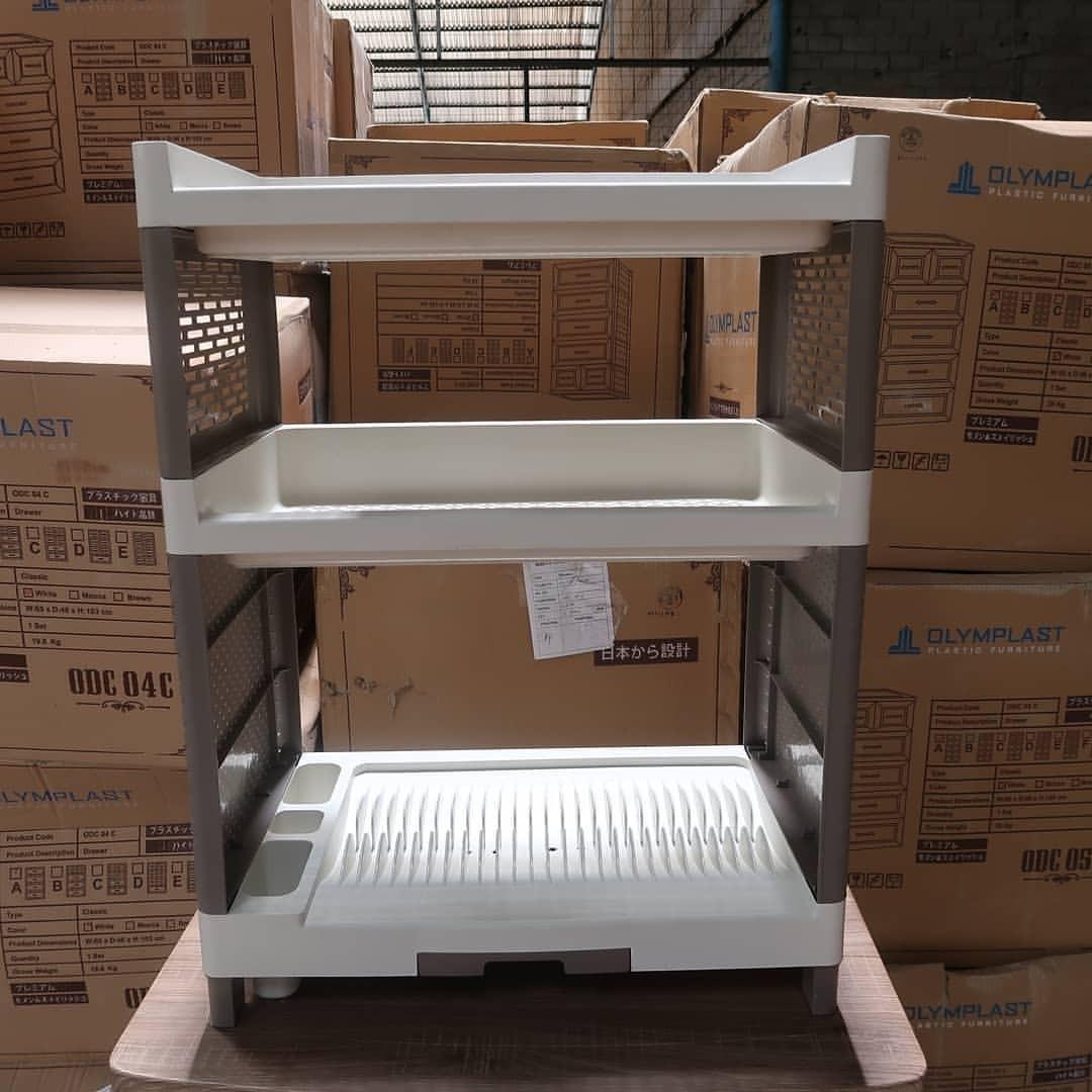 Rak Piring Plastic Modern Olymplast Olympic Plastic Bandung Kitchen Appliances Di Carousell