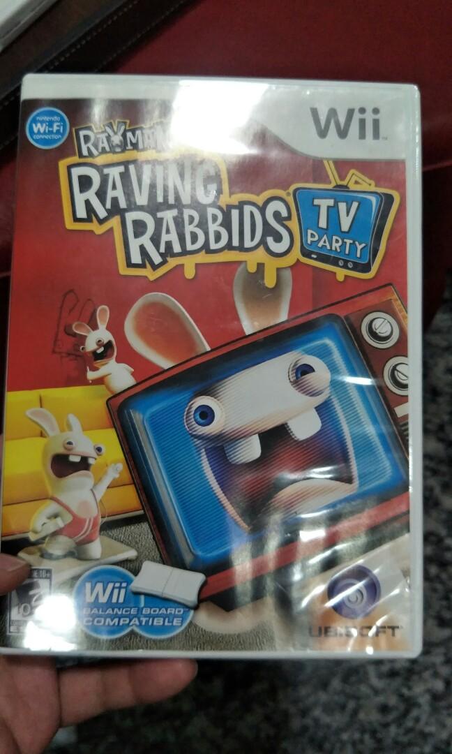 Raving Rabbits Raman Wii game used, Video Gaming, Video Games, Nintendo ...