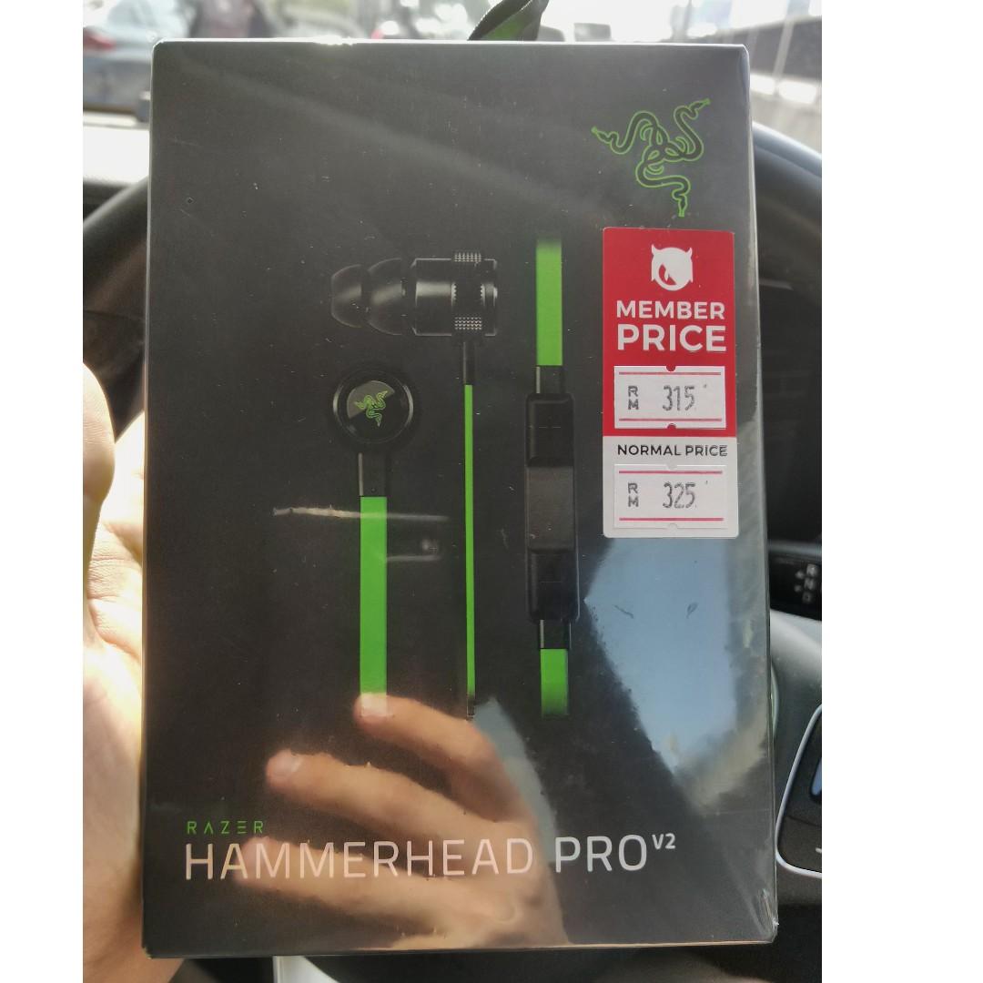 Razer Hammerhead Pro V2 Electronics Audio On Carousell