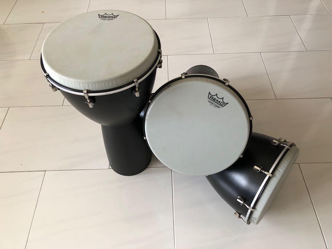 REMO DJEMBE ADVENT 10 x 20 Hobbies Toys Music Media