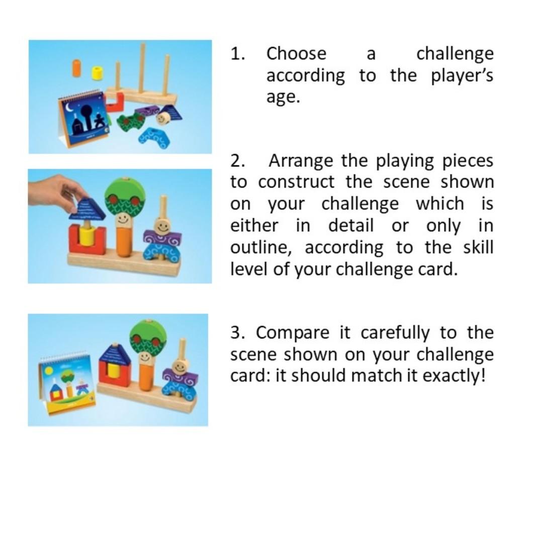 Smartgames Day Night Preschool Wooden Blocks Babies Kids Toys Walkers On Carousell