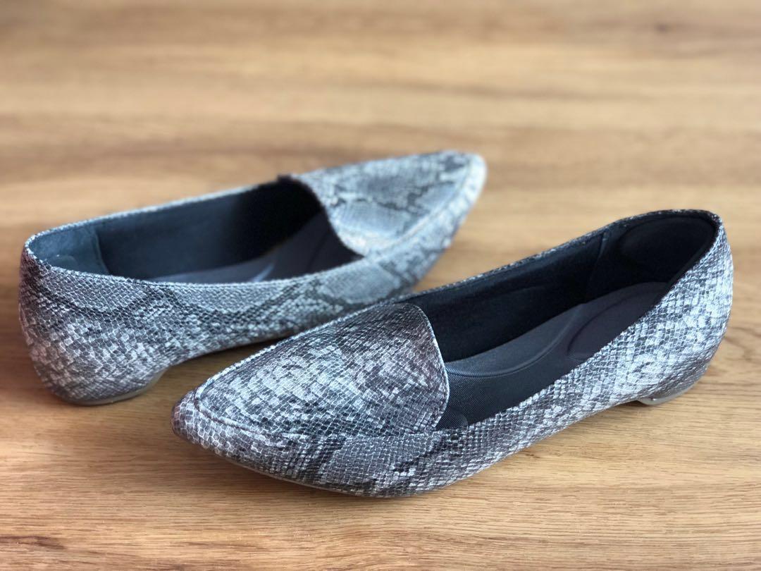 snake skin flats