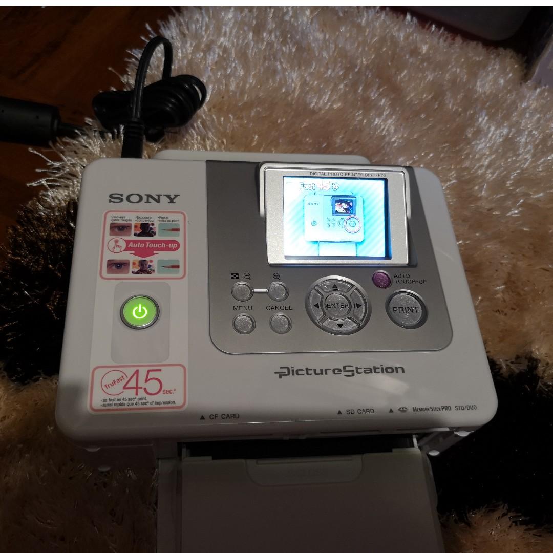 Sony PictureStation DPPFP70 Digital Photo Printer 索尼數碼相打印機, 音響器材, 可攜式