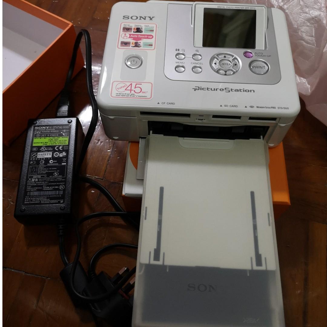 Sony PictureStation DPPFP70 Digital Photo Printer 索尼數碼相打印機, 音響器材, 可攜式
