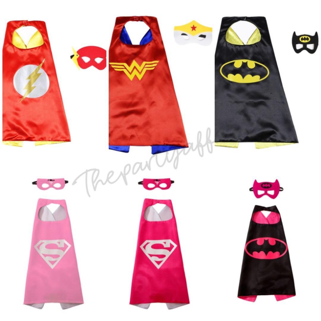 Brand New Kids Marvel Super Hero Cape and Mask Set Captain America