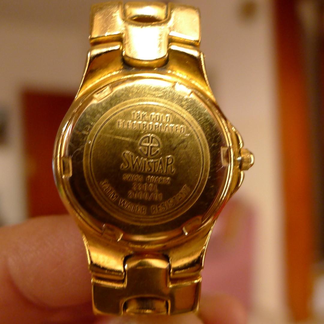 Swistar watches on sale 18k gold price