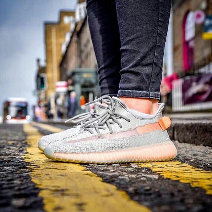 yeezy boost 350 on foot