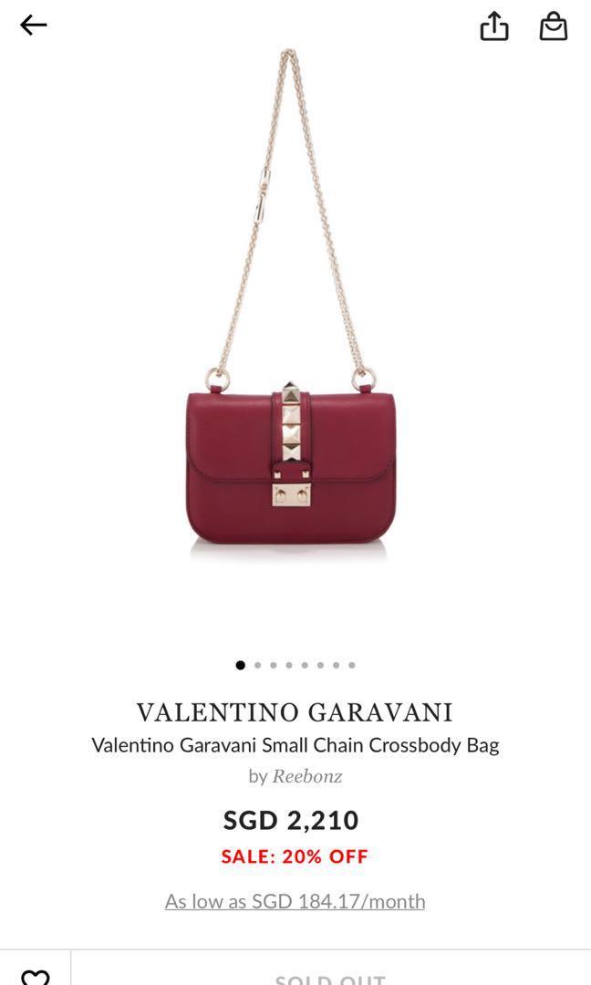 valentino small chain crossbody bag