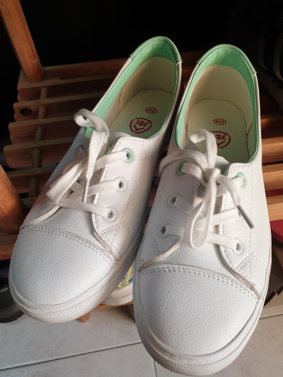 White Mint Green Women s Shoes Sneakers Women s Fashion