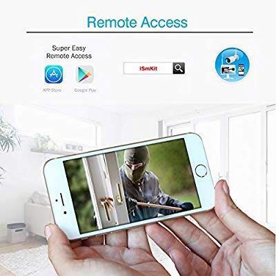 Wireless Security Camera System LONNKY 4CH Full HD 1080P WiFi NVR