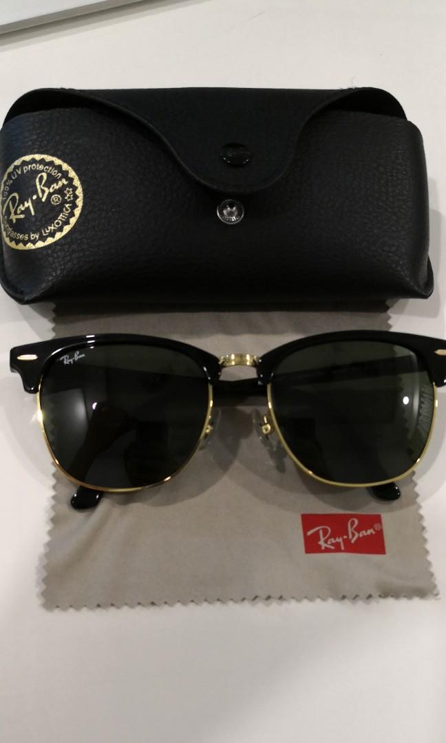 Authentic Rayban Sunglasses CLUBMASTER 