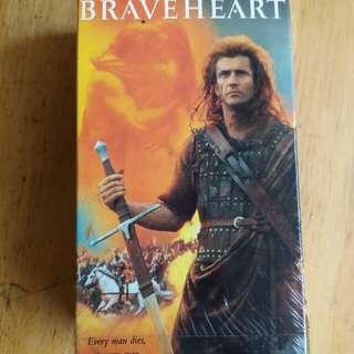 BRAVEHEART VHS TAPES