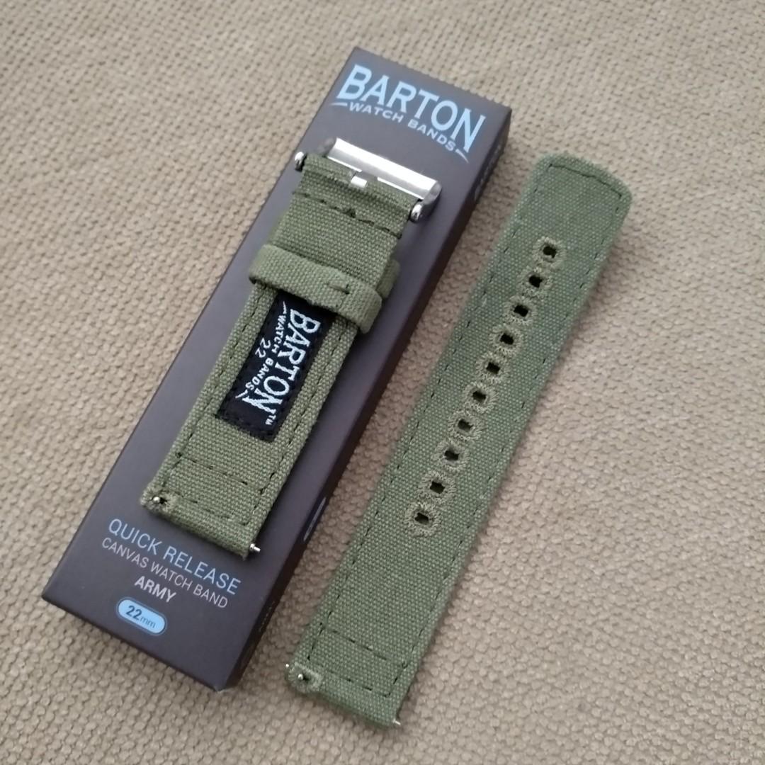 Barton canvas watch discount strap