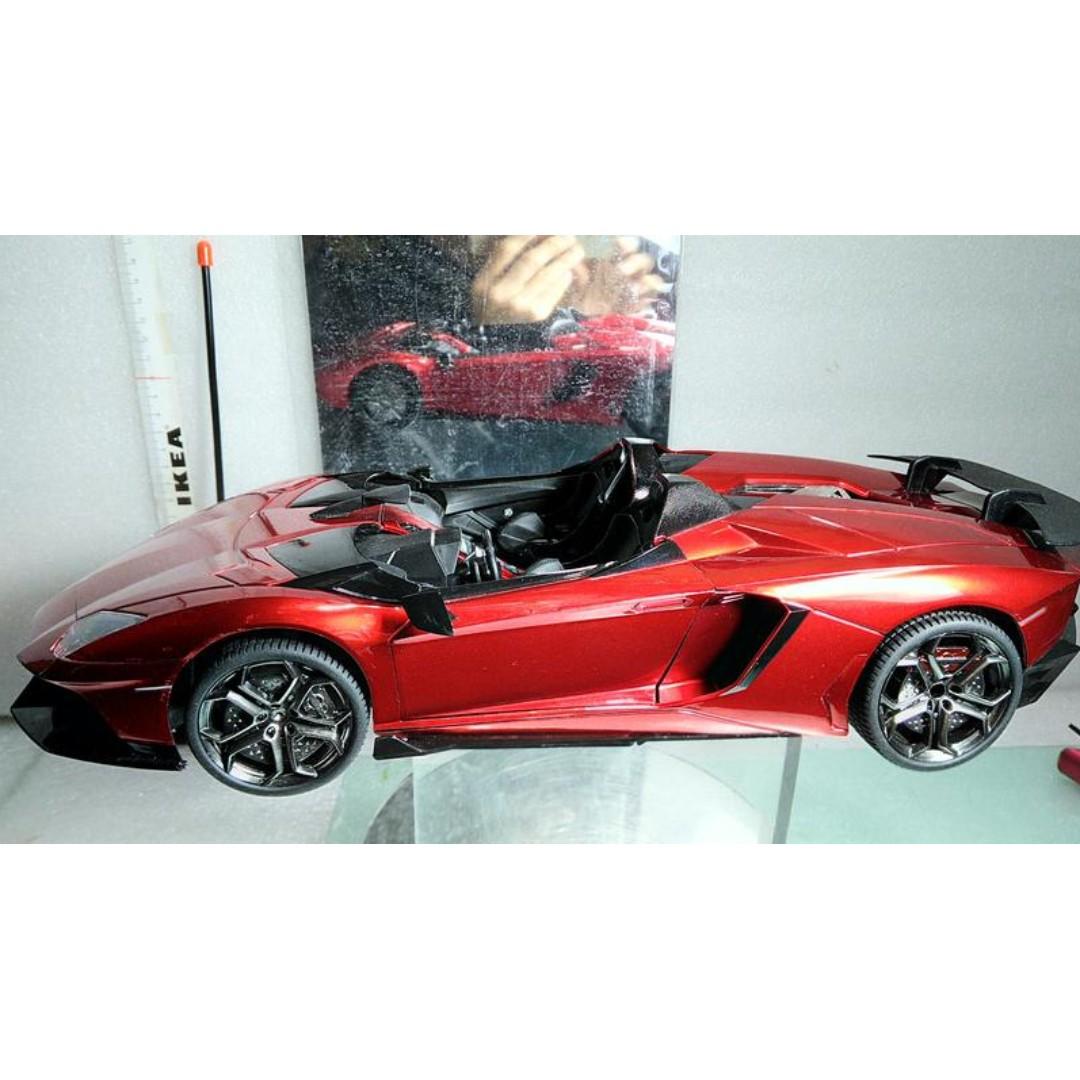 重製1 12 藍寶堅尼概念車遙控車 Lamborghini Aventador J 玩具 模型在旋轉拍賣