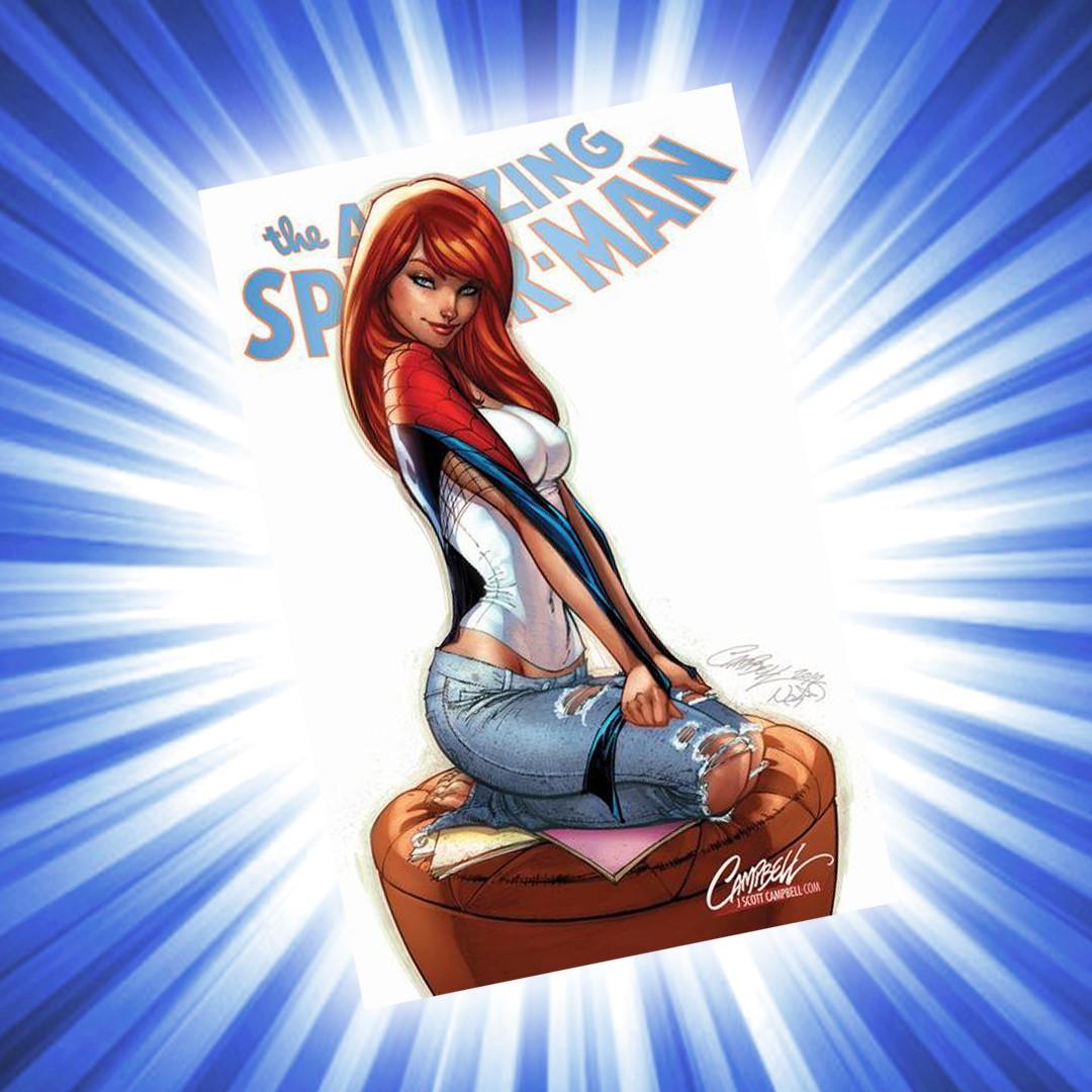 Spider-Man & Mary Jane - J Scott Campbell - figurine Sideshow - Prix & Rareté