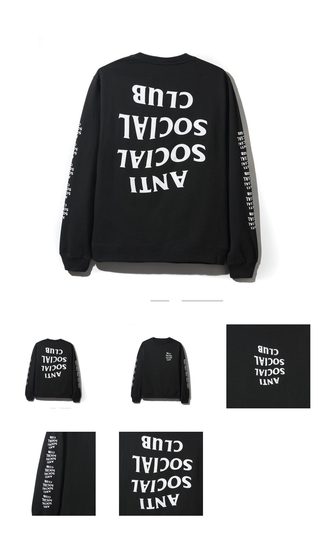 ASSC BLACKED OUT BLK LONG TEE