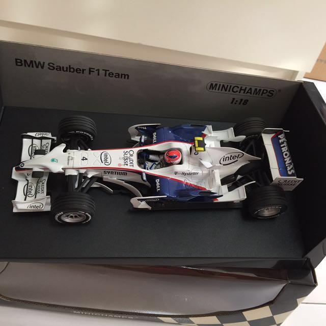 BMW Sauber F1 R. Kubica 2008 (1:18) Minichamps, Hobbies & Toys ...