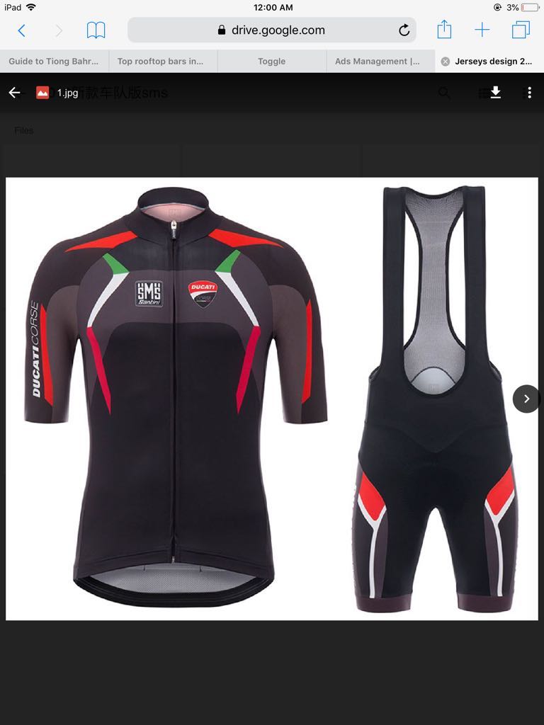 ducati cycling jersey
