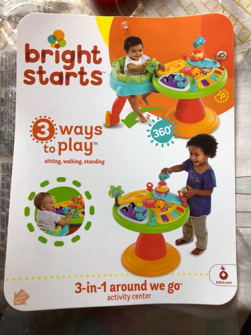 bright starts 3 in 1 activity table