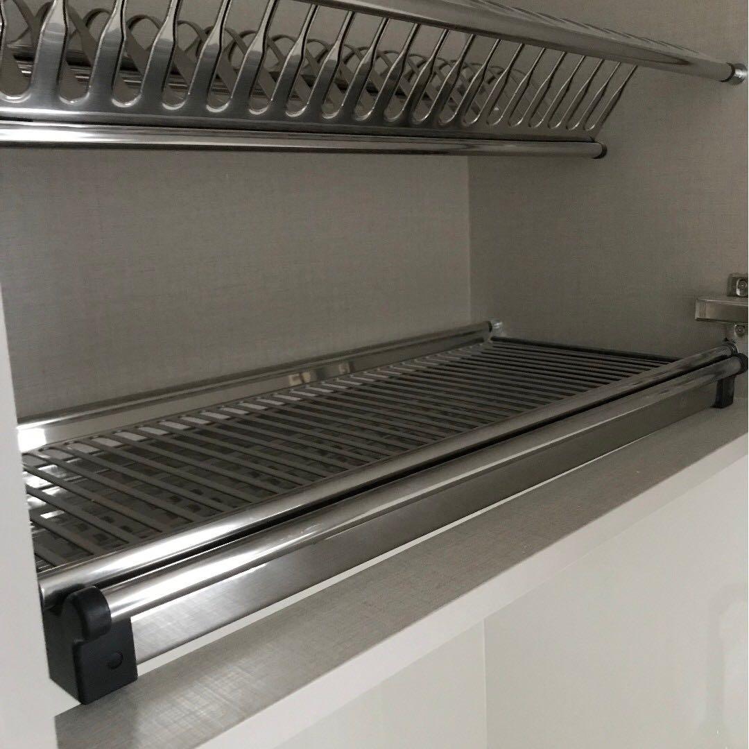 Builtin dish rack Stainless steel , Furniture & Home Living