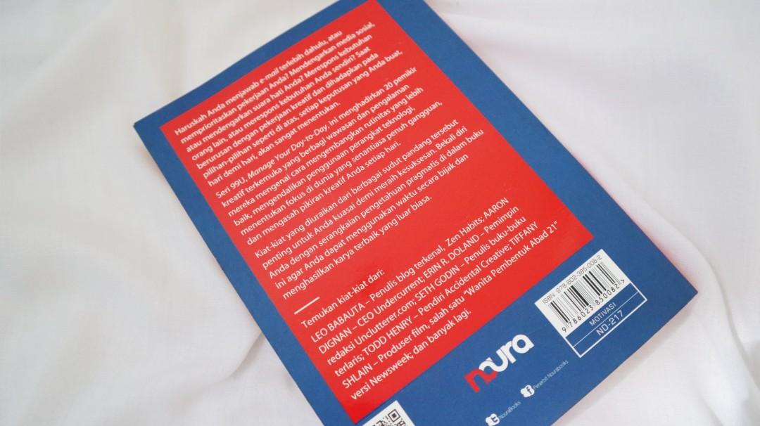 Buku Motivasi Manage Your Day To Day Buku Alat Tulis Majalah