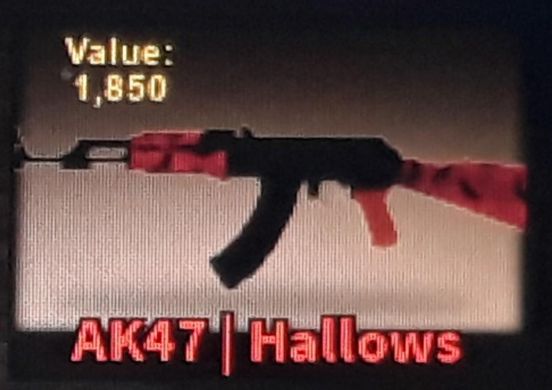 Cb R Ak47 Hallows Toys Games Video Gaming In Game Products On Carousell - cbr guns roblox