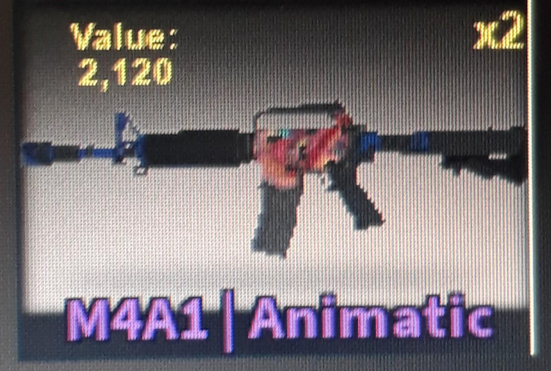 Cb R M4a1 Animatic Toys Games Video Gaming In Game Products On Carousell - m4a1 free roblox