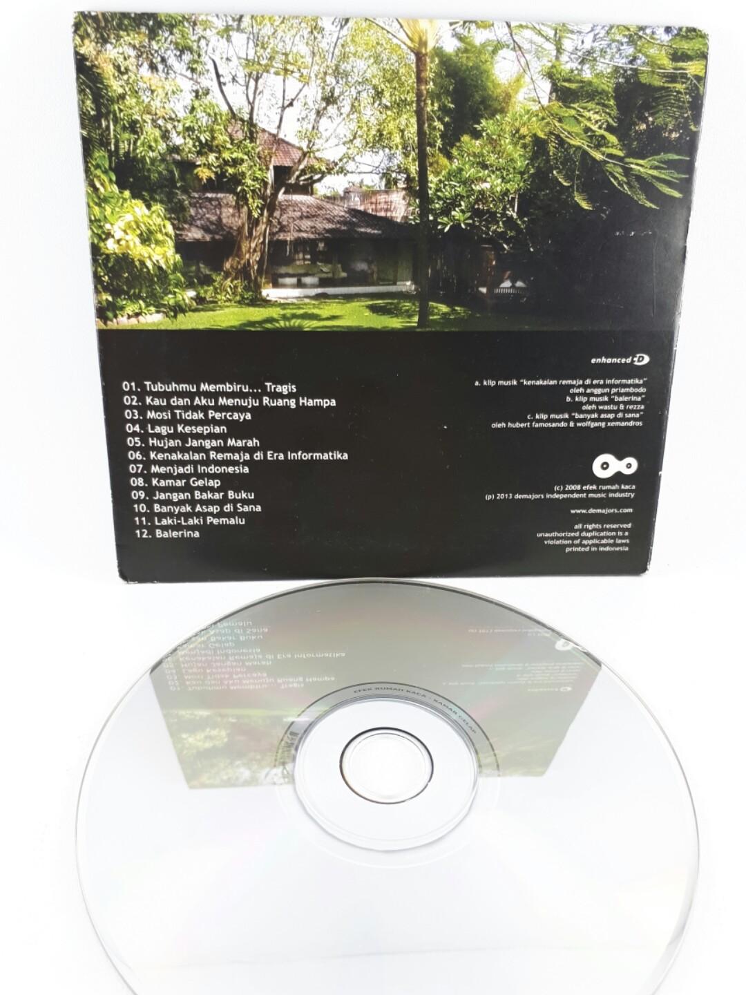 Cd Efek Rumah Kaca Album Kamar Gelap Bonus Klip Musik Media Cd Dvd Lainnya Di Carousell