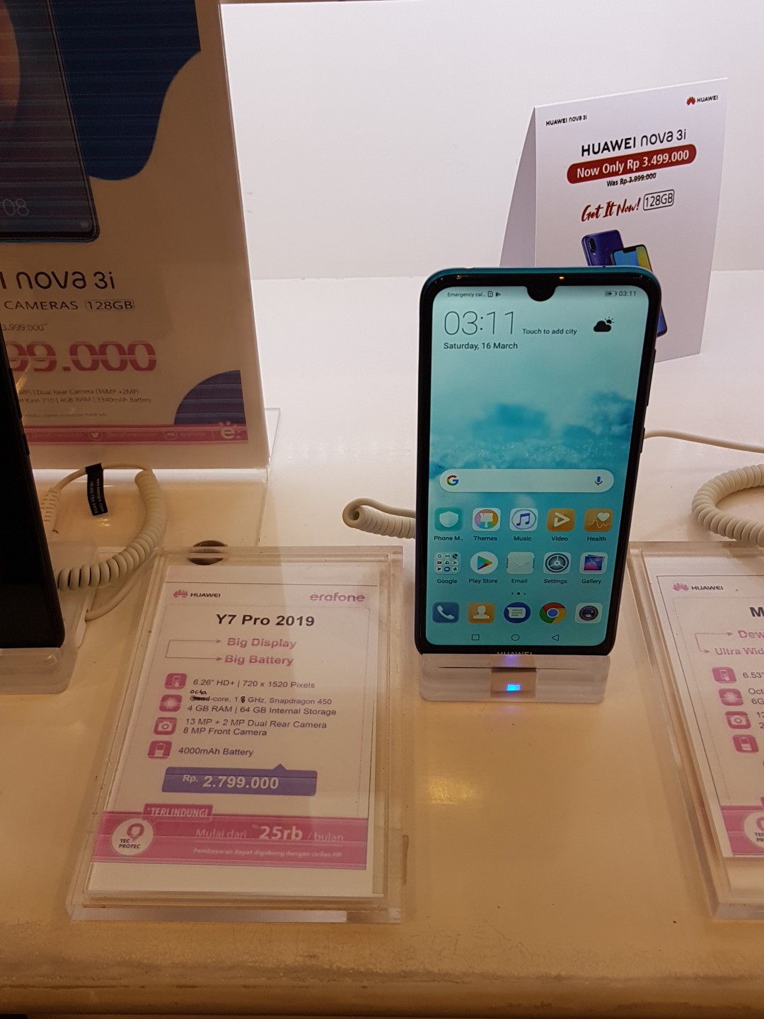 cicilan tanpa cc bunga 0 hp huawei y7 pro