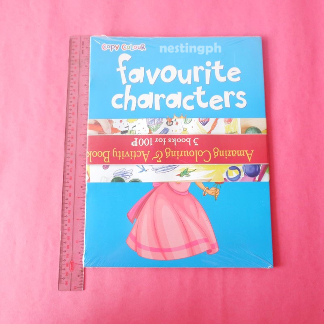 COPY COLOUR FAVOURITE CHARACTERS COLOURING AND ACTIVITY BOOK SET