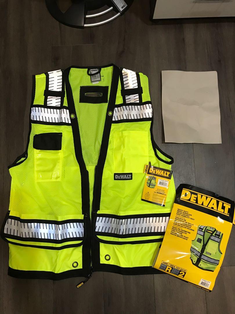 Dewalt Safety Reflective Vests Everything Else On Carousell