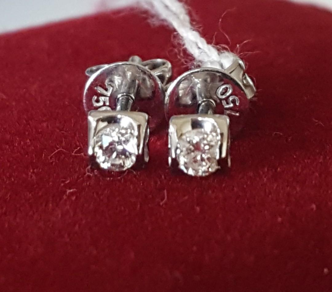 Genuine hotsell diamond earrings