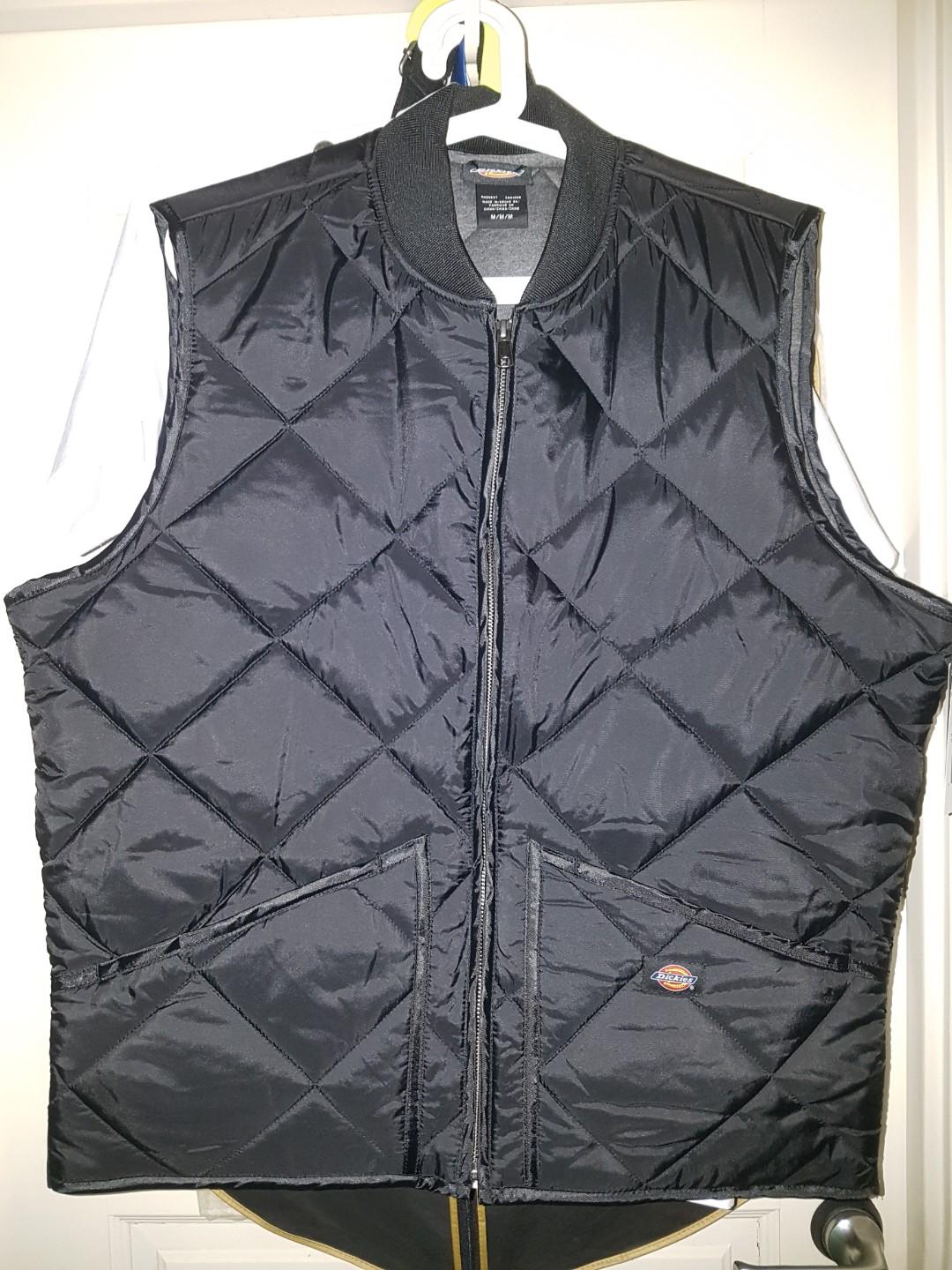 dickies men's diamond quilted nylon jacket