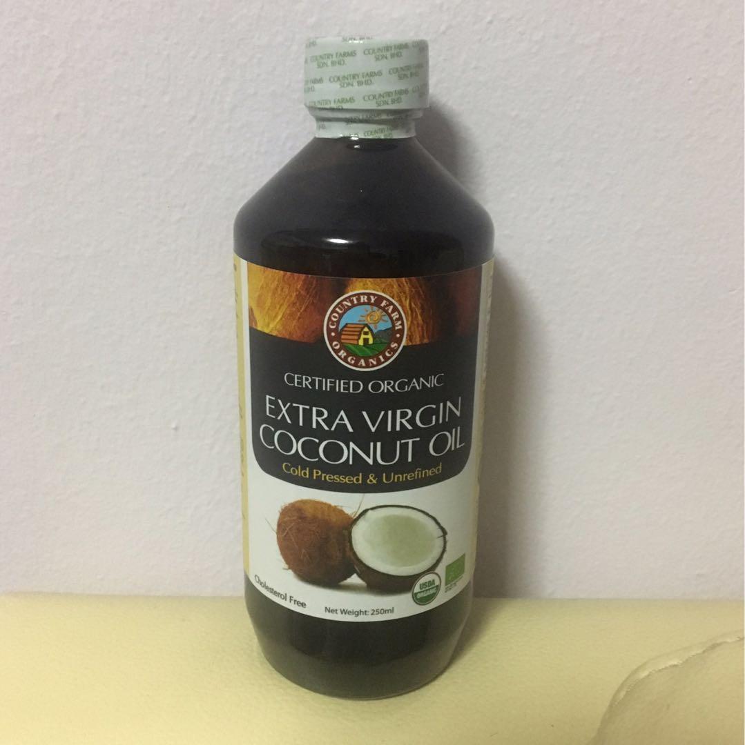 Extra Virgin Coconut Oil Country Farm Organics Everything Else On Carousell
