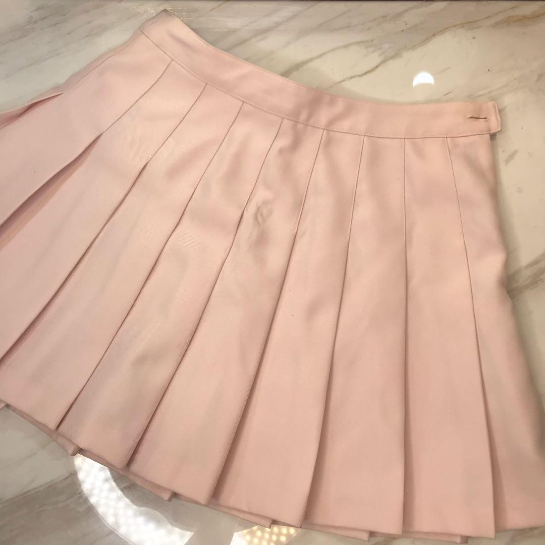 Pink pleated skirt hot sale forever 21