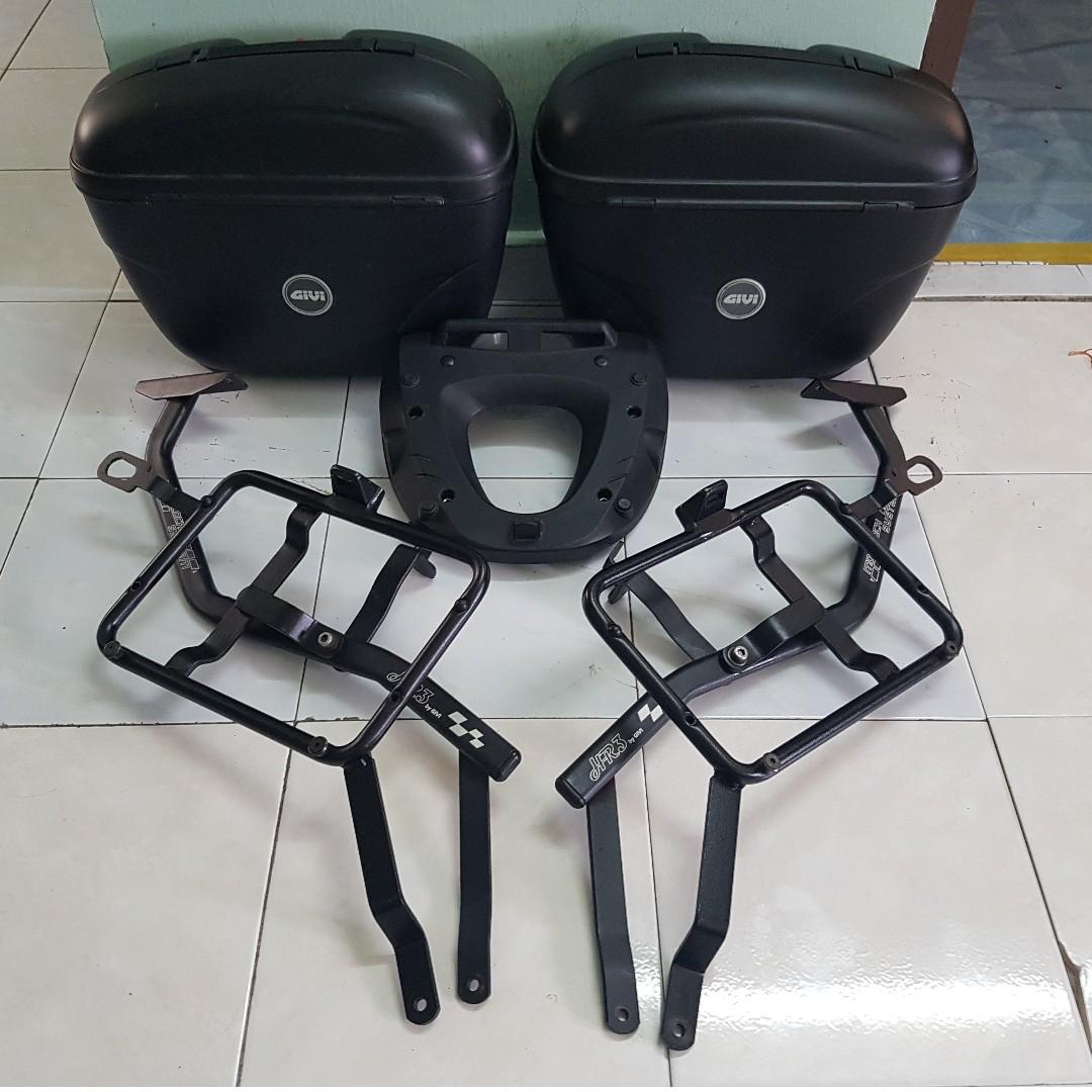 GIVI SIDE BOX FZ150i First Model J Bracket Motorbikes on Carousell