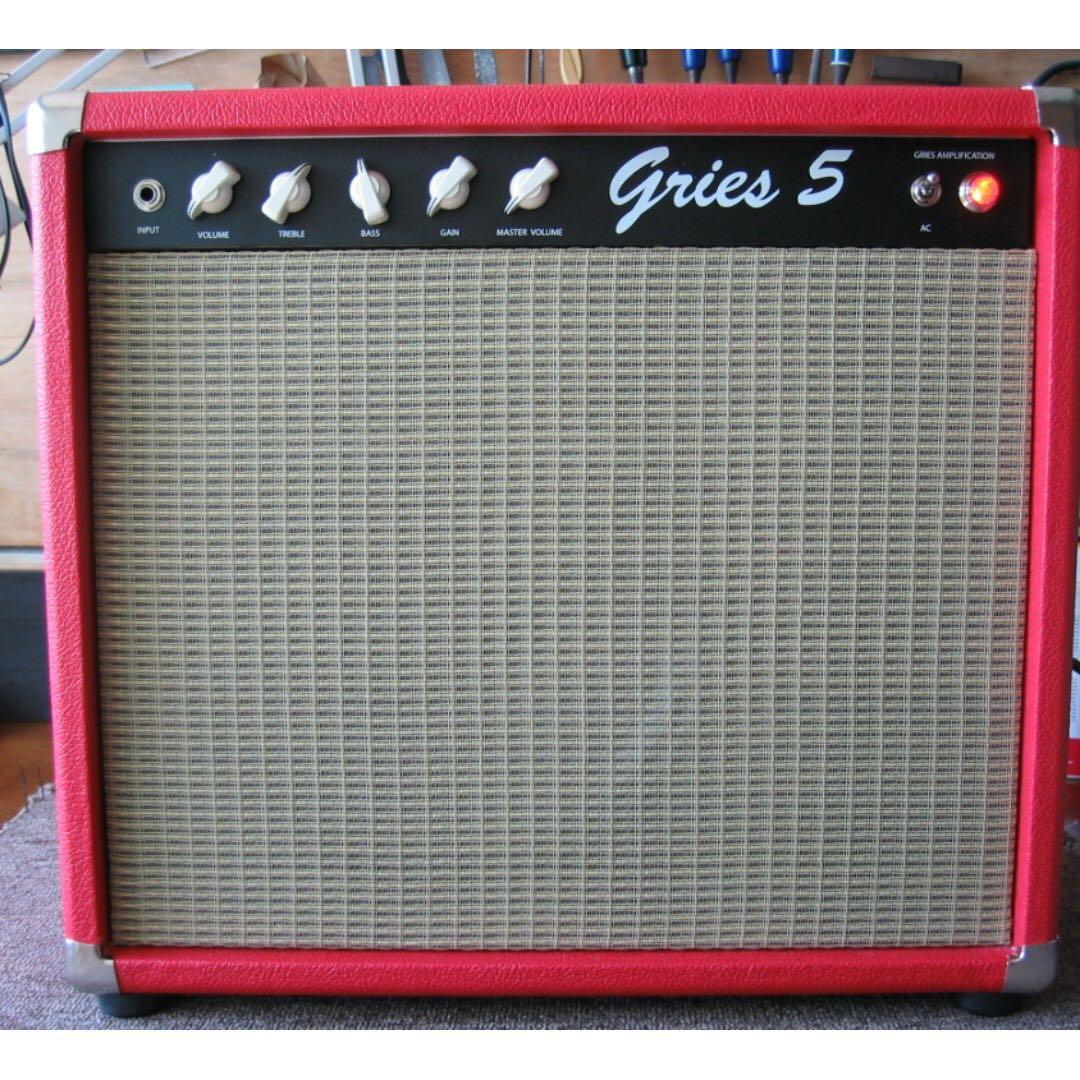Gries 5 1x12 Guitar Tube Amp Red Tolex