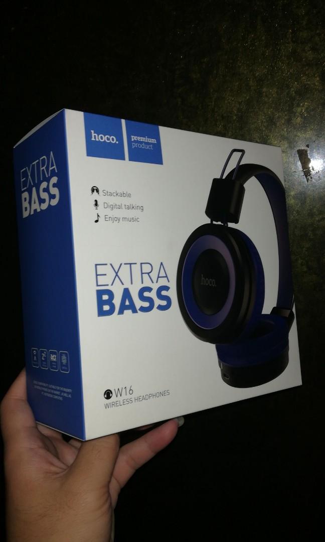 Hoco w16 wireless headphones extra bass
