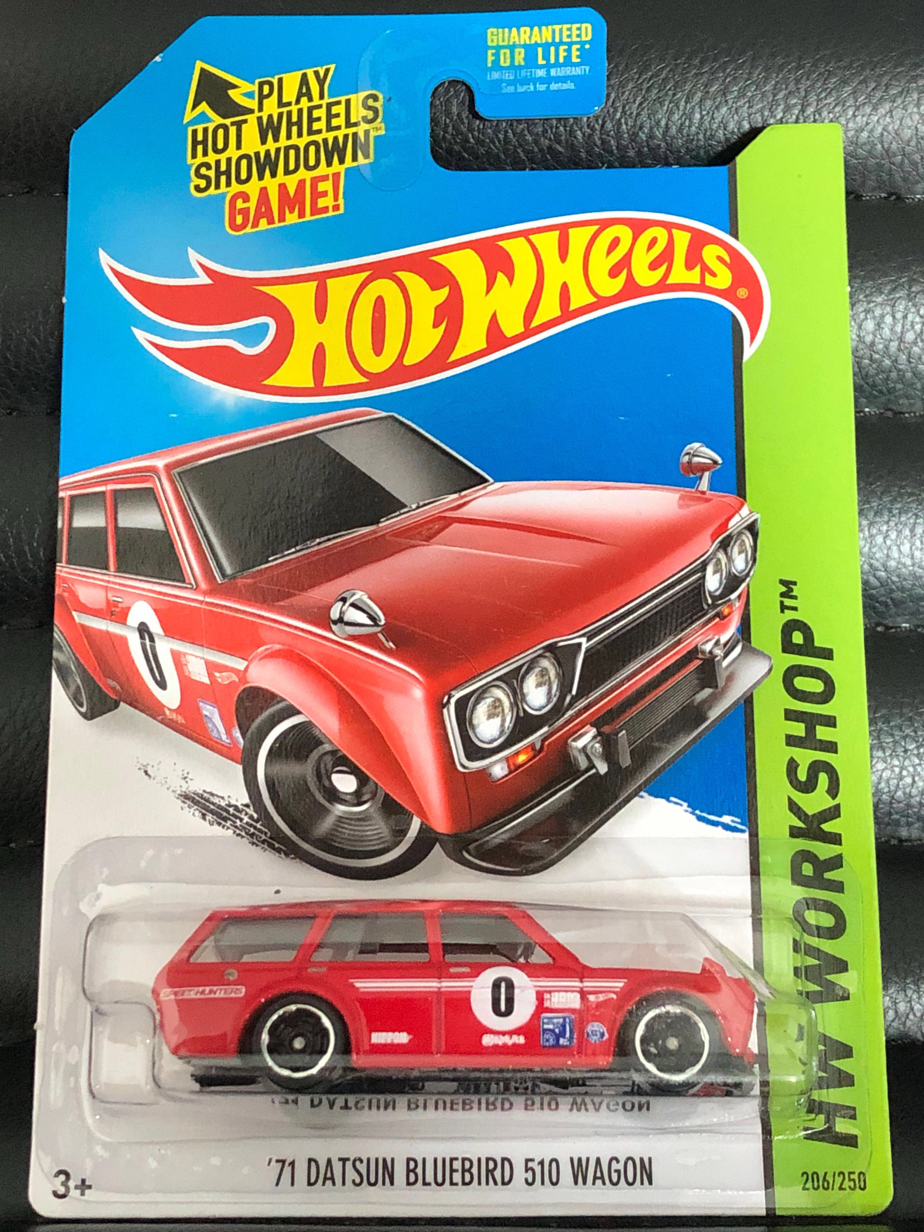 hot wheels 71 datsun bluebird 510 wagon