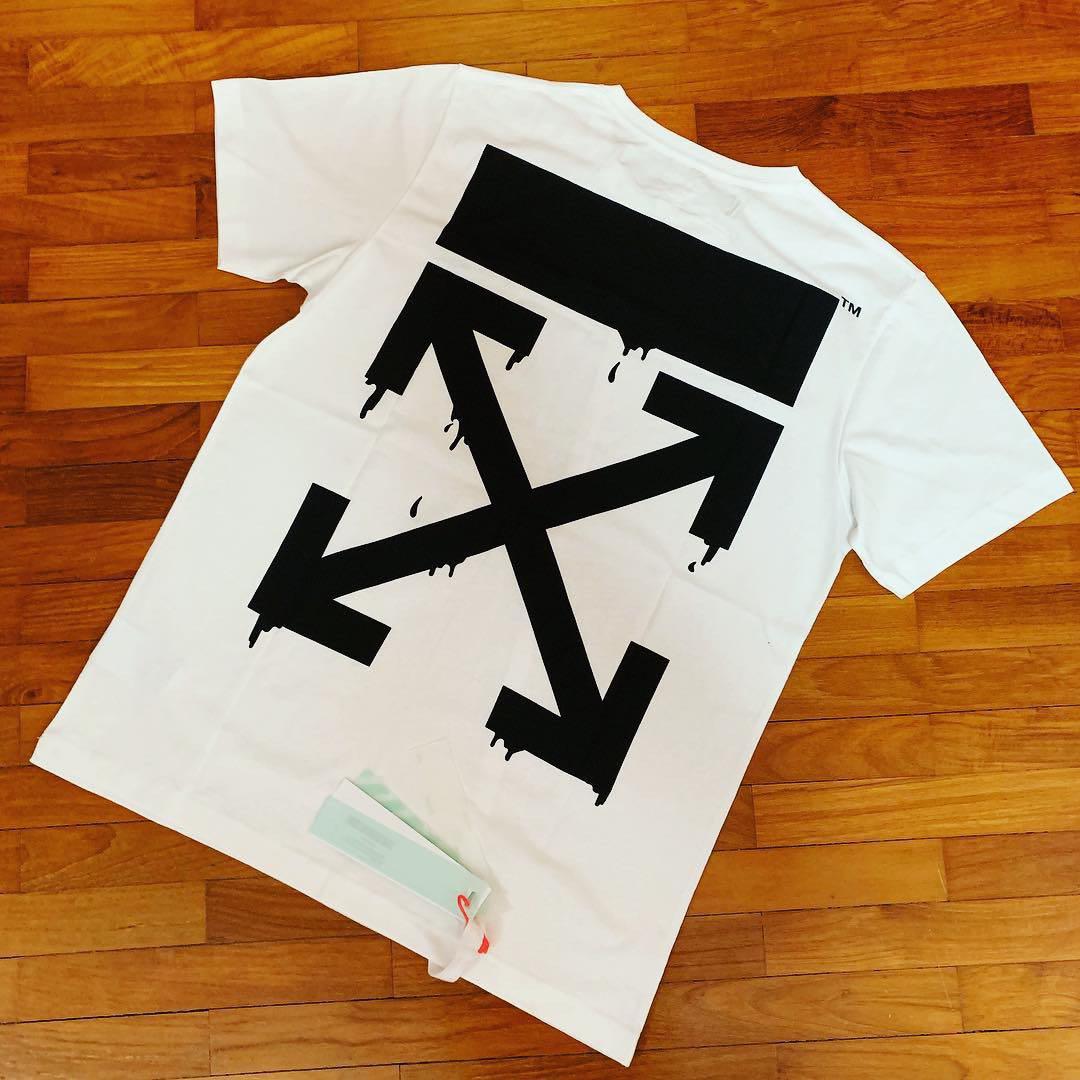 Off white bart peace tee new arrivals