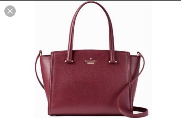 Kate Spade Black Cherry Medium Satchel