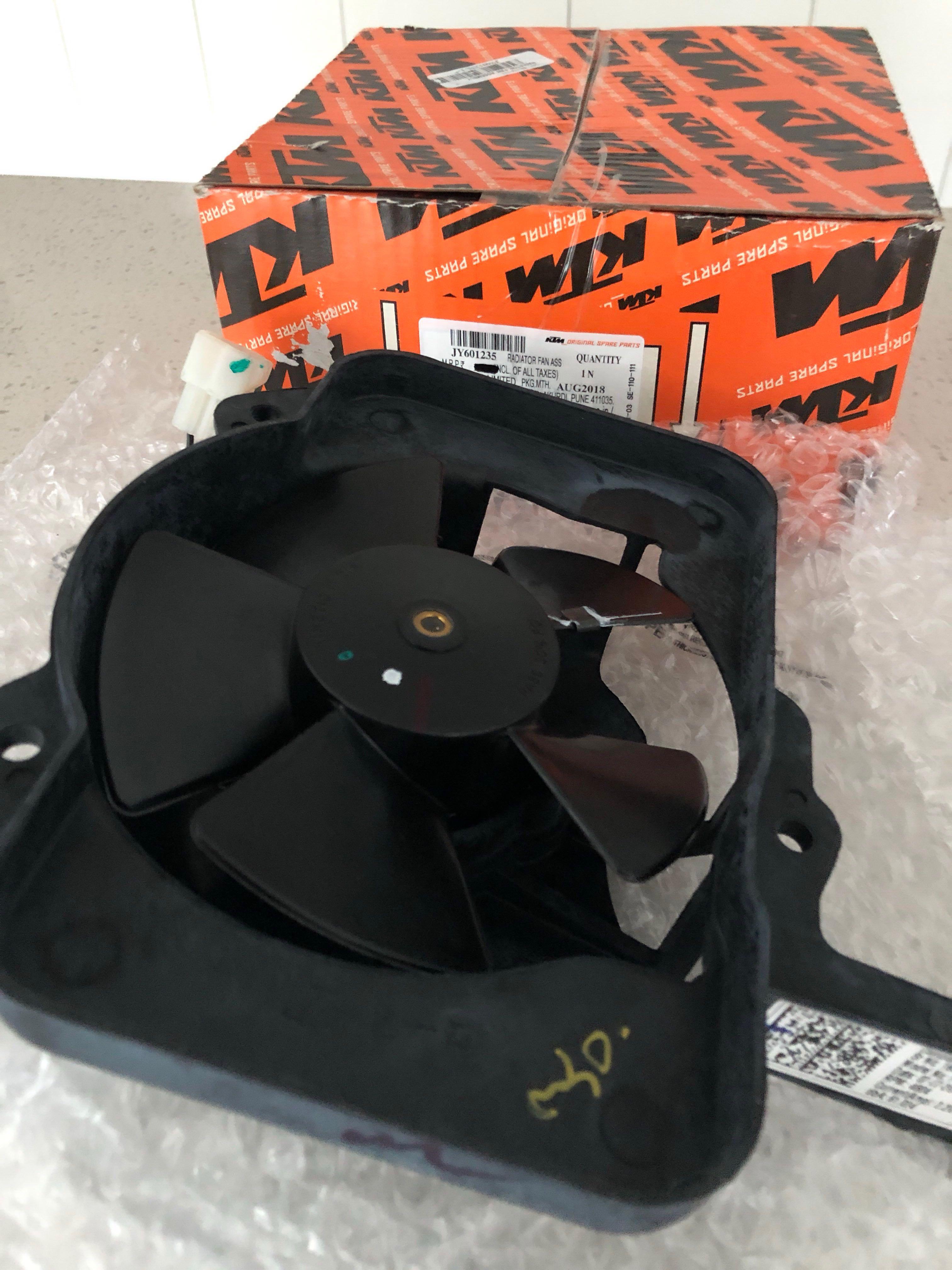 Ktm rc 390 best sale radiator fan price