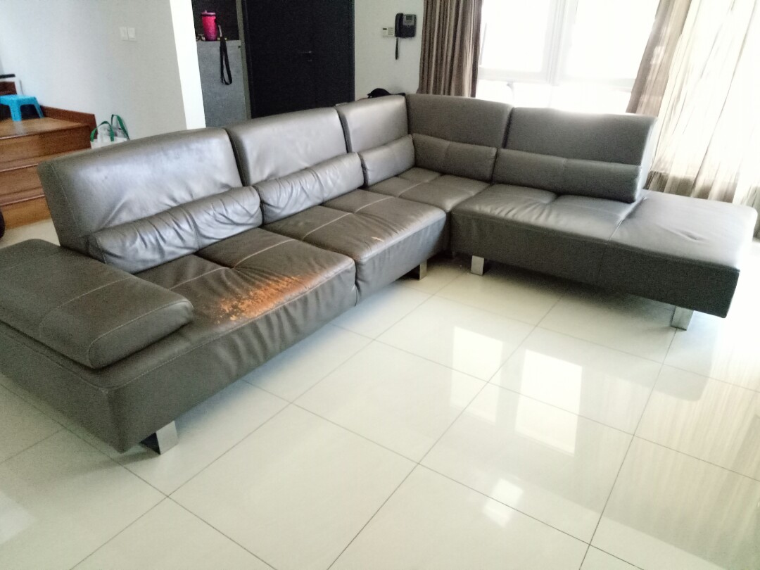 Rozel l shape hot sale sofa