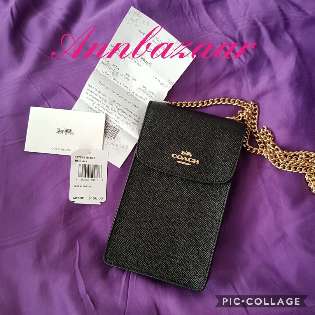 coach crossbody phone wallet