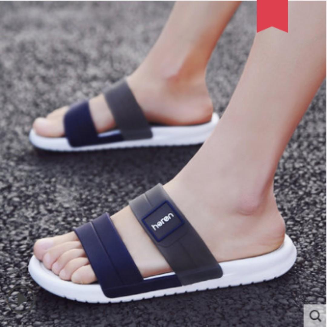 Mens plastic slippers discount