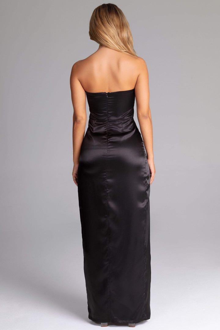 Thelma satin strapless maxi dress online