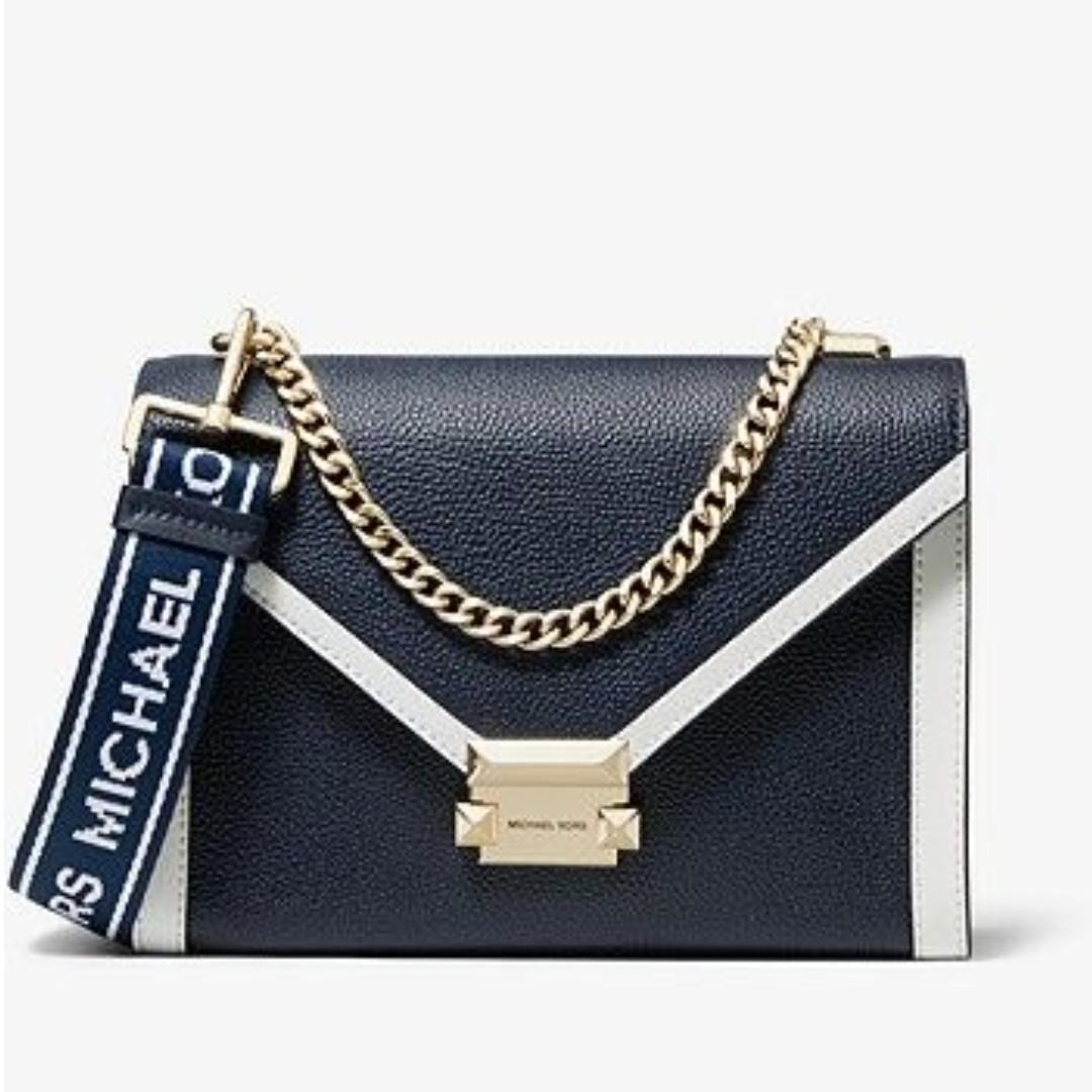 michael kors whitney large pebbled leather convertible shoulder bag