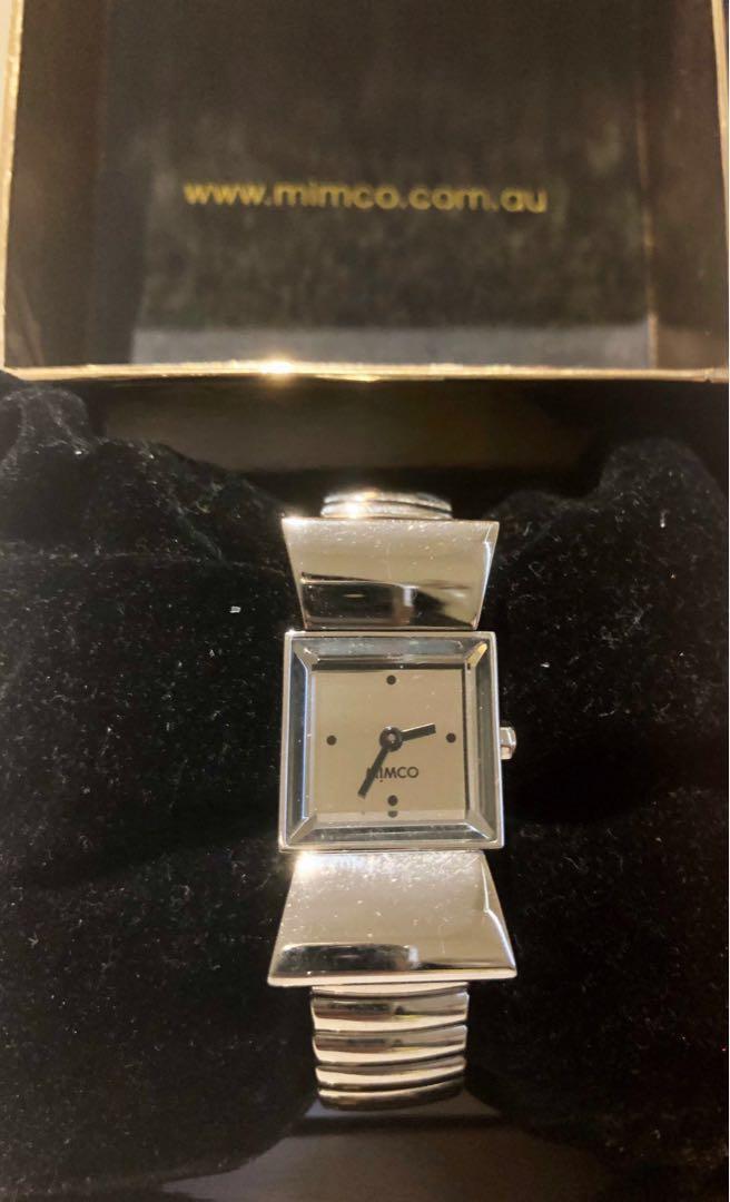 Mimco silver watch hotsell